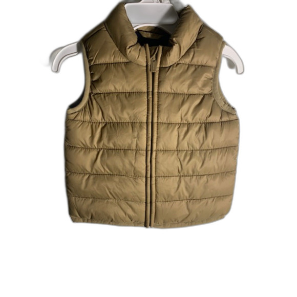 Brand new Old Navy Puffer Vest & White Dress shirt with Navy Pants 6/12M - Picture 3 of 9